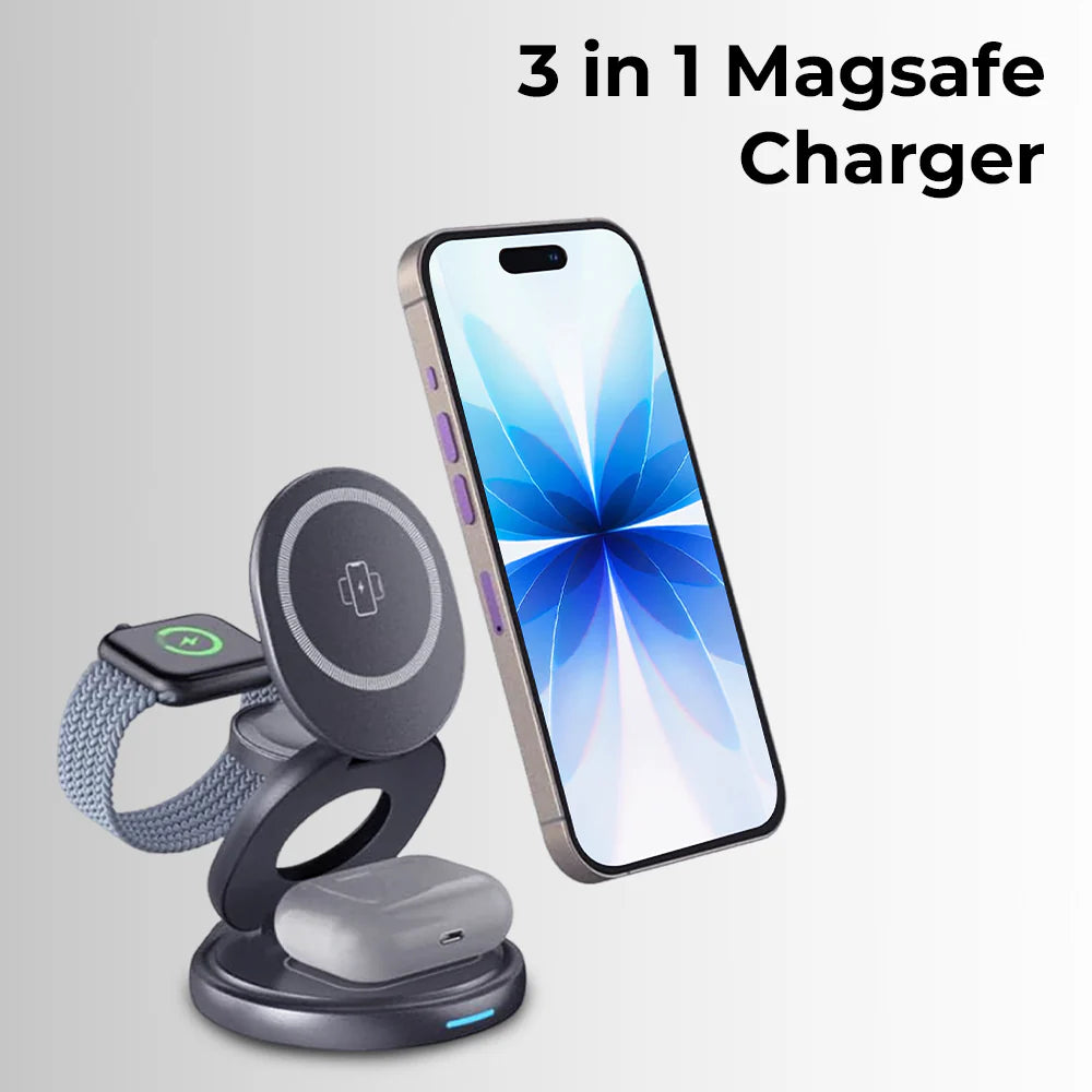 3-in-1 MagSafe Wireless Charger Station