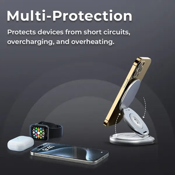 3-in-1 MagSafe Wireless Charger Station