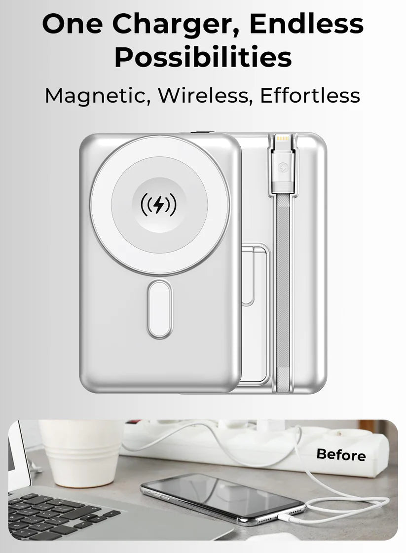 Magnetic Wireless Power Bank 10000 mAH